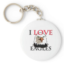 I Love Eagles keychains