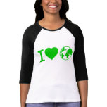 I Love Earth t-shirts