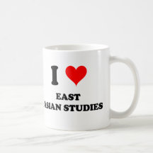 I Love East Asian Studies Mugs