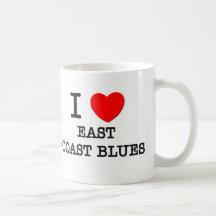 I Love East Coast Blues Mug