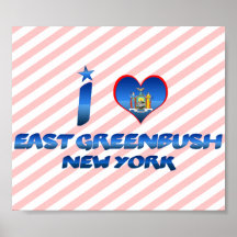 I love East Greenbush, New York Print