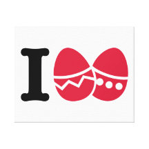 I love Easter Gallery Wrapped Canvas