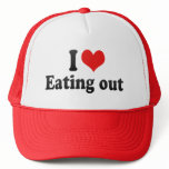 I Love Eating out hats
