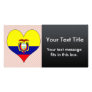 I Love Ecuador Picture Card