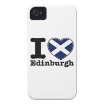 I love Edinburgh iPhone 4 Case-Mate Cases