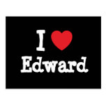 I love Edward heart T-Shirt Postcards