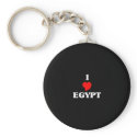 I Love Egypt keychains