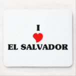 I Love El Salvador mousepads
