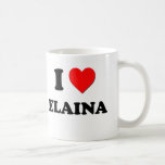 I Love Elaina Coffee Mug