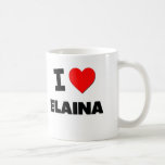 I Love Elaina Coffee Mugs