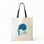 I Love Elephant (Side Face) bags