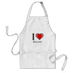 I Love Elgin aprons