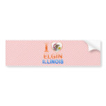 I Love Elgin, IL bumper stickers