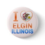 I Love Elgin, IL buttons