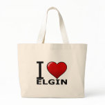 I LOVE ELGIN,IL - ILLINOIS bags