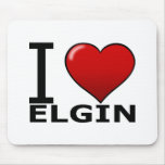 I LOVE ELGIN,IL - ILLINOIS mousepads