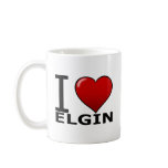 I LOVE ELGIN,IL - ILLINOIS mugs