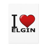 I LOVE ELGIN,IL - ILLINOIS postcards