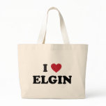 I Love Elgin Illinois bags