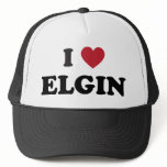 I Love Elgin Illinois hats