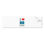I Love Elgin Oklahoma bumper stickers