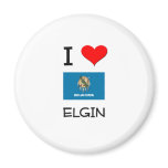 I Love Elgin Oklahoma magnets