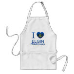 I Love Elgin, PA aprons