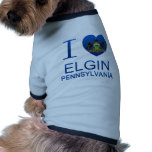 I Love Elgin, PA pet clothing