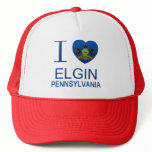 I Love Elgin, PA hats