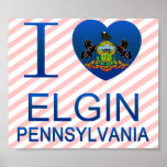 I Love Elgin, PA posters