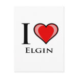 I Love Elgin postcards