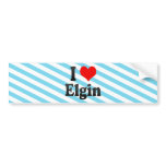 I Love Elgin, United States bumper stickers