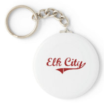 I Love Elk City Oklahoma Key Chain