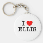 I Love Ellis Key Chain