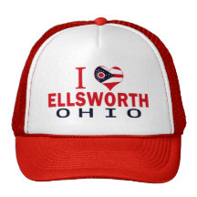 I love Ellsworth, Ohio Hats