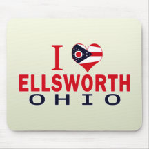 I love Ellsworth, Ohio Mousepad