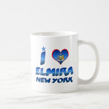 I love Elmira, New York Mugs