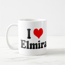 I Love Elmira, United States Coffee Mug
