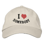 I Love embroidered hats