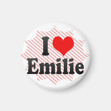 I love Emilie Refrigerator Magnets