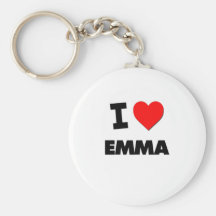 I Love Emma Key Chains