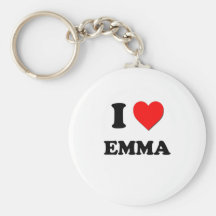 I Love Emma Key Chains