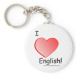 I love English 2.25" Key Chain