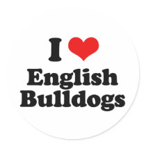 I Love English Bulldogs