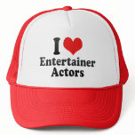 I Love Entertainer Actors hats