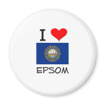 I Love Epsom New Hampshire Refrigerator Magnets