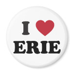 I love Erie Pennsylvania Fridge Magnet