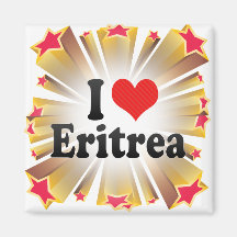 I Love Eritrea Fridge Magnet
