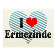 I Love Ermezinde, Portugal Postcard