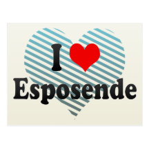 I Love Esposende, Portugal Postcard